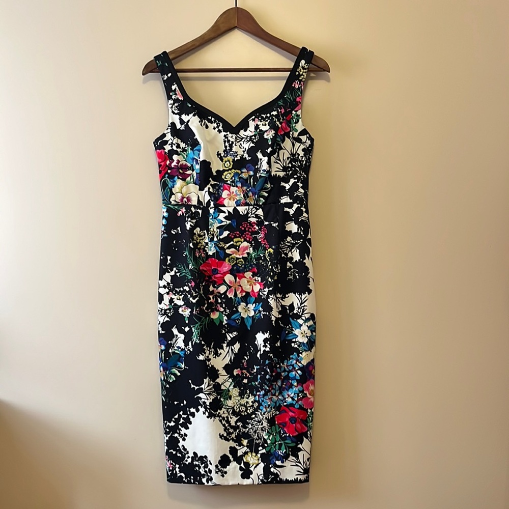 NWT Anthropologie black motif dress size 4